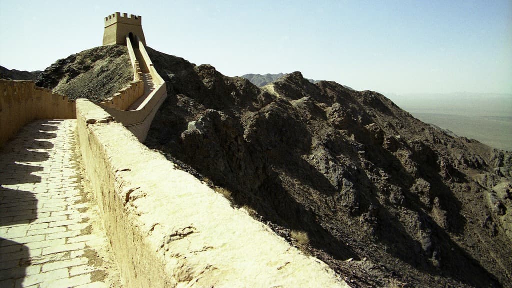 The Great Wall at Jiayuguan